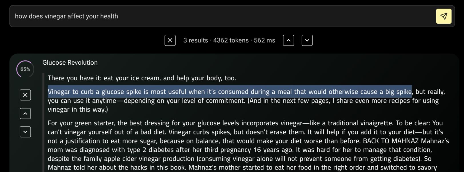 Using semantic search to find relevant content, even if the search term is not explicitly mentioned